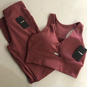 Yitong Legging And Sports Bra Matching Workout Set! Brand New! With Tags!
